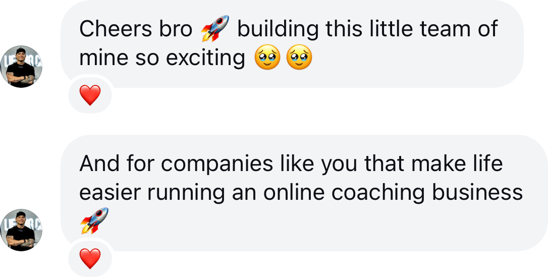 Coach testimonial: praises company making life easier running