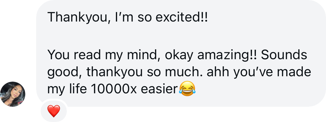 Coach testimonial: read mind amazing ve made life