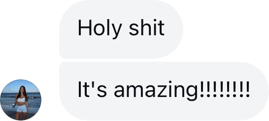 Coach DM: Holy shit. It's amazing