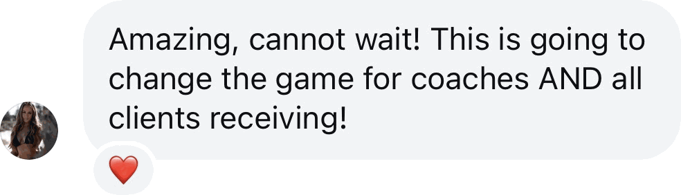 Coach DM: This is going to change the game for coaches and all clients receiving