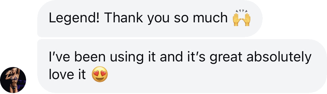 Coach DM: I've been using it and it's great, absolutely love it