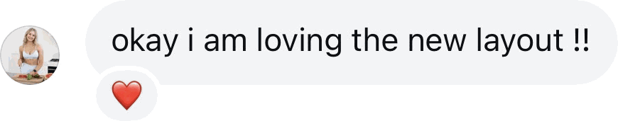 Coach DM: Okay I am loving the new layout