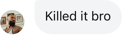 Coach DM: Killed it