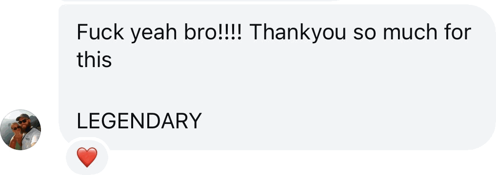 Coach DM: Legendary, thank you so much for this