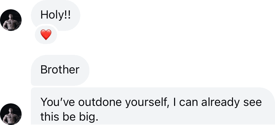 Coach DM: You've outdone yourself, I can already see this being big